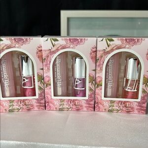 Lip balm and lip oil set. Bundle of 3 box